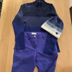 DESCENTE ゴルフ用長袖ポロシャツとパンツセット