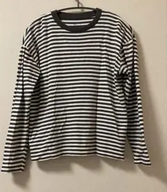 ストライプ 長袖Tシャツ Lサイズ　無印良品