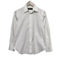 90s ラルフローレンコレクション　ビンテージ長袖シャツ　無地　ホワイト　7