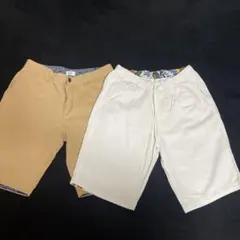 ハーフパンツSサイズ2枚セットwego BROWNY