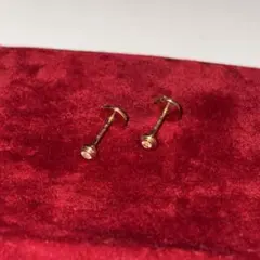 Cartier カルティエ ダムール ピアス ピンクゴールド 両耳のサムネイル