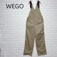 WEGO（ウィゴー） コットン混 サロペット オーバーオール ベージュ
