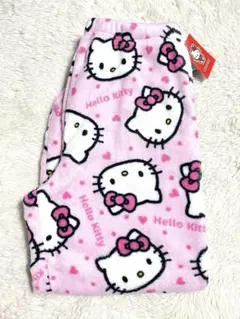 サンリオ　マイクロ総柄ロングパンツ　ハローキティ　Lサイズ　ドンキ