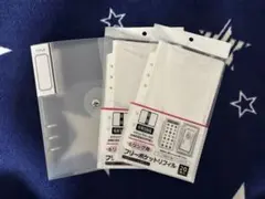 【セリア】6リングバインダー フロスト フリーポケットリフィル 　シール帳