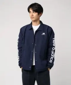 New Balance ネイビー ナイロンジャケット M