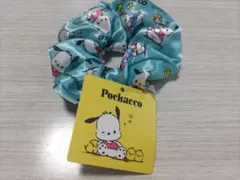 ポチャッコ　シュシュvor.12　サンリオキャラクターズSanrioヘアゴム水色