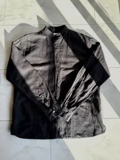 ZARA リネンシャツ　BLACK Sサイズ