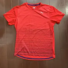 PUMA ランニングシャツ 赤✖️青 Lサイズ