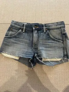 Lee デニムショートパンツ フリンジヘム