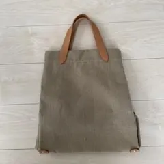 キャトルセゾン　リネン素材　バッグ