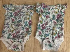 baby gap 花柄ロンパース 12-18ヶ月 2点セット