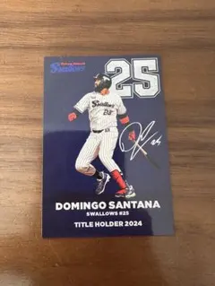 ヤクルト サンタナ サイン入りカード