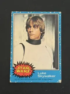 topps ルークスカイウォーカー カード スターウォーズ 1977年 - メルカリ