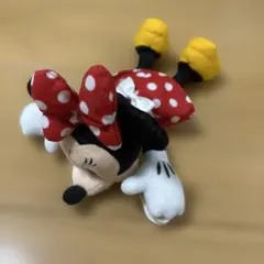 ミニー ぬいぐるみ 肩のせ　ディズニー　肩乗せ　キーホルダー