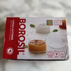 BOROSIL ガラスカップ 6個セットSmall Katorisのサムネイル