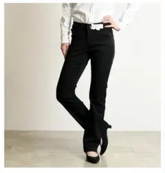 【新品タグ付き】Miss EDWIN/ミスエドウィンハタラクロ ストレート　XS