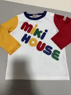 MIKI HOUSE カラフル長袖Tシャツ 90cm