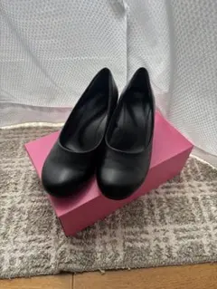 黒パンプス レディース 24cm箱付きのサムネイル