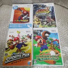 wiiソフト　まとめ売り　4枚セット　スタジアム　マリオ