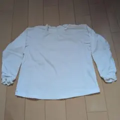 UNIQLO 長袖カットソー 120cm ホワイト