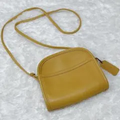 Vintage COACH Shoulder Bag yellow y2k
