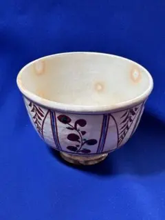 木箱付き　抹茶碗 陶器 色絵 茶道のサムネイル