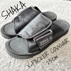 ◎未使用級◎ SHAKA X-PACKER COWHAIR ブラック サンダルのサムネイル