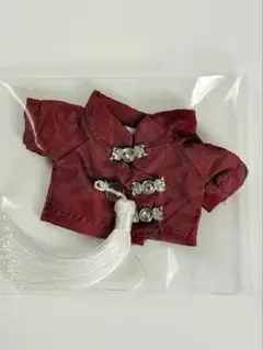 サンキューマート 推し活 中華飯店 ぬいぐるみ用着ぐるみ チャイナ服 レッド