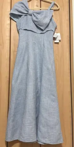 dazzlin ビッグリボンレイヤードワンピース