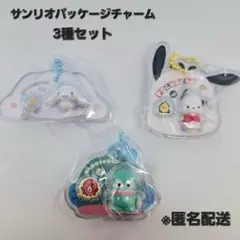サンリオ パッケージチャーム & チョコボーロ 　3種セット【未開封】