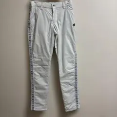 【極美品】PAPAS+ ゴルフスラックスパンツ 刺繍ロゴ 希少モデル 50 極美品】PAPAS+ ゴルフスラックスパンツ 刺繍ロゴ 希少モデル 50