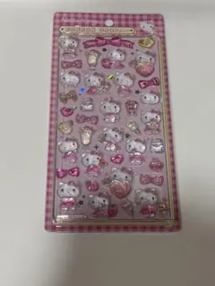 【正規品】ハローキティ ピンク ボンボンドロップシール