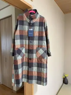 チェック柄ロングコート佐藤繊維フーガフーガ 今期のお品8万円で購入 