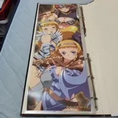 使用済 クイーンズブレイド スティックポスター ヴァンス家 3姉妹 久行宏和