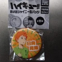 ハイキュー!! 思い出のシャイニー缶バッジ 日向翔陽