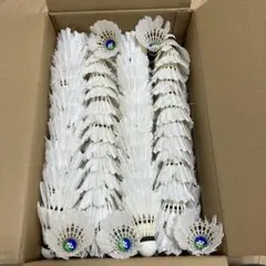 はなはな バドミントン中古シャトル120球 バドミントン シャトル120個 ニューオフィシャル 他 美品有練習ノック