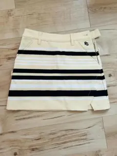 パーリーゲイツ グリーンイエローボーダースカート - メルカリ