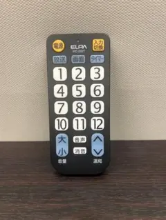 ELPA テレビ用リモコン IRC-202T(BK) 本体 - メルカリ