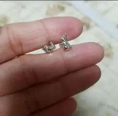 シルバーピアス うさぎ