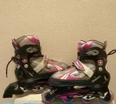 Schwinn インラインスケート 5〜8 ピンクグレー