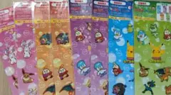 【値下げ】ポケモンキャラクターシール8枚セット