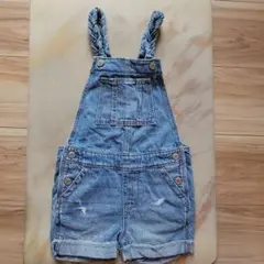 GAP デニム オーバーオール ショートパンツ3Y