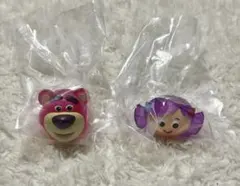 ピクサーキャラクター　ファッションリング　ロイヤルクリア　2個セット