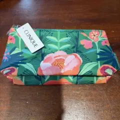 クリニーク　ポーチ　花柄のサムネイル