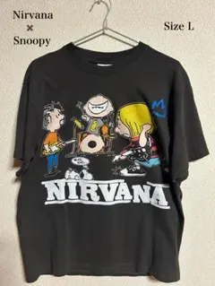 Nirvana × Snoopy vintage加工　新品未使用　size L