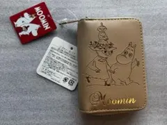 ムーミン カードケース ベージュ