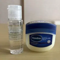 Vaseline オリジナル ジェリー & 無印良品 ホホバオイル 2点セットのサムネイル