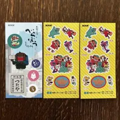 NHK ザ・ウェイキーショウ　キャラクターシール ステッカー　2枚　他1枚