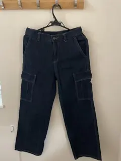 【GU】デニムカーゴパンツ