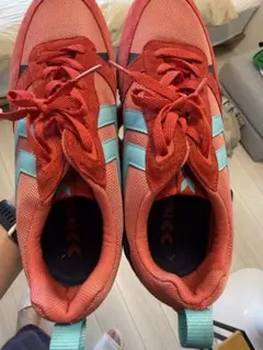 hummel スニーカー オレンジ×ライトブルーのサムネイル
